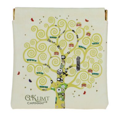 Stylish jewelry pouch/organizer featuring Gustav Klimt's 