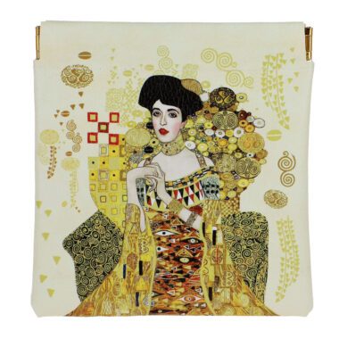 Stylish jewelry pouch/organizer featuring Gustav Klimt's 