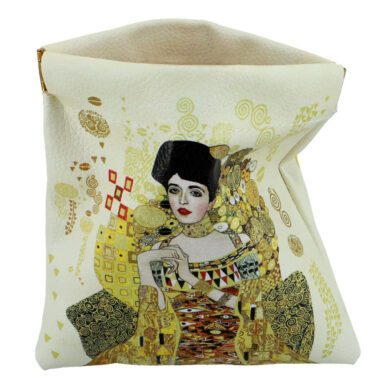 Stylish jewelry pouch/organizer featuring Gustav Klimt's 