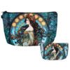 Elegant cosmetic bag inspired by the artwork of Alphonse Mucha, designed by Carmani. This beautifully decorated bag features intricate patterns and is secured with a zipper, making it a must-have accessory for every woman. The rich designs ensure that every woman will find a unique piece that suits her style. A perfect blend of practicality and art. cosmetic bag, Mucha-inspired bag, elegant cosmetic case, zipper pouch, artistic design, practical accessory, gift for women, decorative bag, art-inspired bag, stylish storage, travel cosmetic bag, luxury pouch. Κομψό νεσεσέρ εμπνευσμένο από τα έργα του Αλφόνς Μουχά, σχεδιασμένο από την Carmani. Αυτό το όμορφα διακοσμημένο νεσεσέρ διαθέτει περίπλοκα σχέδια και κλείνει με φερμουάρ, κάνοντάς το απαραίτητο αξεσουάρ για κάθε γυναίκα. Τα πλούσια σχέδια διασφαλίζουν ότι κάθε γυναίκα θα βρει ένα μοναδικό κομμάτι που ταιριάζει στο στυλ της. Ιδανικός συνδυασμός πρακτικότητας και τέχνης. νεσεσέρ, τσάντα εμπνευσμένη από τον Μουχά, κομψό νεσεσέρ, τσάντα με φερμουάρ, καλλιτεχνικός σχεδιασμός, πρακτικό αξεσουάρ, δώρο για γυναίκες, διακοσμητική τσάντα, τσάντα εμπνευσμένη από την τέχνη, κομψή αποθήκευση, αξεσουάρ ταξιδιού, πολυτελές πουγκί.