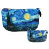 Cosmetic bag - Starry Night by Vincent van Gogh (CARMANI), beautifully decorated and zippered, perfect for women who appreciate art. A stylish and practical accessory for storing cosmetics and small essentials. Starry Night cosmetic bag, van Gogh makeup bag, artistic cosmetic pouch, Carmani accessories, elegant cosmetic case, painting-inspired bag, women’s gift, travel organizer, beauty essentials bag, art-themed pouch. Καλλυντική τσάντα - Έναστρη Νύχτα του Vincent van Gogh (CARMANI), όμορφα διακοσμημένη και με φερμουάρ, ιδανική για γυναίκες που αγαπούν την τέχνη. Ένα κομψό και πρακτικό αξεσουάρ για αποθήκευση καλλυντικών και μικροαντικειμένων. Καλλυντική τσάντα Έναστρη Νύχτα, νεσεσέρ van Gogh, καλλυντική τσάντα Carmani, καλλυντικό νεσεσέρ εμπνευσμένο από την τέχνη, κομψή καλλυντική θήκη, δώρο για γυναίκες, οργανωτής ταξιδίου, θήκη για προϊόντα ομορφιάς, καλλυντικό αξεσουάρ με θέμα την τέχνη.