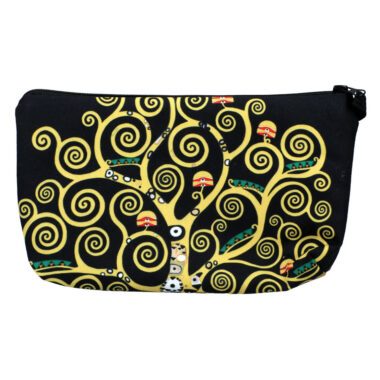 Elegant cosmetic bag featuring G. Klimt's Tree of Life (CARMANI). This beautifully designed bag is perfect for organizing your cosmetics. It is durable, easy to clean, and features a secure zipper closure. A must-have for art and design lovers who appreciate both style and practicality. Τσάντα καλλυντικών, καλλυντική τσάντα, G. Klimt, Δέντρο της Ζωής, οργανωτής καλλυντικών, γυναικεία τσάντα, πρωτότυπο δώρο, μοναδικό δώρο, καλλυντική τσάντα για ταξίδια, τέχνη και μόδα.Elegant cosmetic bag featuring G. Klimt's Tree of Life (CARMANI). This beautifully designed bag is perfect for organizing your cosmetics. It is durable, easy to clean, and features a secure zipper closure. A must-have for art and design lovers who appreciate both style and practicality. Τσάντα καλλυντικών, καλλυντική τσάντα, G. Klimt, Δέντρο της Ζωής, οργανωτής καλλυντικών, γυναικεία τσάντα, πρωτότυπο δώρο, μοναδικό δώρο, καλλυντική τσάντα για ταξίδια, τέχνη και μόδα. Cosmetic bag, G. Klimt, Tree of Life, art-inspired bag, practical gift, travel cosmetic bag, art and fashion accessory, elegant design, unique gift, organizer bag, women’s essentials