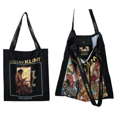 Tote Bag - G. Klimt, mix designs (Carmani). A stylish and durable tote bag featuring a mix of Gustav Klimt's iconic artworks. Perfect for shopping, everyday use, or as a unique gift for art lovers. Τσάντα Tote - G. Klimt, ποικιλία σχεδίων (Carmani). Κομψή και ανθεκτική τσάντα tote με μείγμα εμβληματικών έργων του Gustav Klimt. Ιδανική για αγορές, καθημερινή χρήση ή ως ξεχωριστό δώρο για λάτρεις της τέχνης. tote bag, Klimt tote, artistic bag, reusable shopping bag, stylish tote, Carmani, art-inspired bag, gift for her, Gustav Klimt, mixed designs, τσάντα tote, Klimt, καλλιτεχνική τσάντα, επαναχρησιμοποιούμενη τσάντα, Carmani, δώρο για γυναίκες, σχέδια Klimt