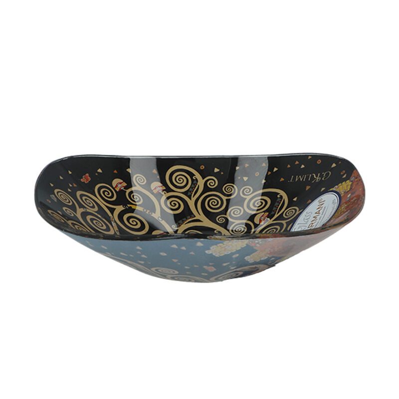 Decorative bowl - Gustav Klimt, Tree of Life (CARMANI). An elegant decorative bowl featuring the iconic motif from Klimt's "Tree of Life." Made from high-quality materials, this bowl serves as both a striking piece of art and a functional everyday item. Διακοσμητικό μπολ - Γκ. Κλιμτ, Δέντρο της Ζωής (CARMANI). Ένα κομψό διακοσμητικό μπολ με το εμβληματικό σχέδιο από το έργο "Δέντρο της Ζωής" του Κλιμτ. Κατασκευασμένο από υλικά υψηλής ποιότητας, αυτό το μπολ μπορεί να χρησιμοποιηθεί τόσο ως διακόσμηση όσο και ως καθημερινό αντικείμενο. Keywords in English & Greek: Decorative bowl, Gustav Klimt, Tree of Life, art bowl, elegant bowl, functional decor, high-quality bowl, everyday use, home decor, decorative art, gift for art lovers, Κλιμτ, διακοσμητικό μπολ, διακοσμητικά αντικείμενα, μπολ τέχνης, πολυτελή διακόσμηση.