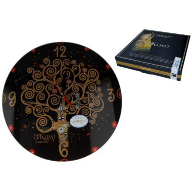 Wall clock - Gustav Klimt, Tree of Life. A stylish wall clock featuring the iconic 