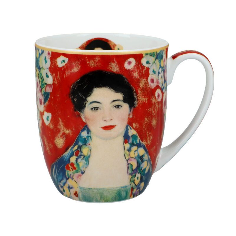 Camio mug - G. Klimt, Portrait of Fräulein Lieser (CARMANI). This elegant mug showcases Gustav Klimt’s captivating portrait of Fräulein Lieser. Crafted from high-quality porcelain, it reflects the artist’s distinctive style and adds a touch of art to your daily routine. Produced by Carmani, this limited edition piece is perfect for art lovers and collectors. 400ml capacity. Κούπα Camio - Γκ. Κλιμτ, Πορτραίτο της Φράου Λίζερ (CARMANI). Αυτή η κομψή κούπα παρουσιάζει το μαγευτικό πορτραίτο της Φράου Λίζερ από τον Γκ. Κλιμτ. Κατασκευασμένη από υψηλής ποιότητας πορσελάνη, αντανακλά το μοναδικό στυλ του καλλιτέχνη και προσθέτει μια πινελιά τέχνης στην καθημερινότητά σας. Παραγωγής Carmani, αυτή η περιορισμένης έκδοσης κούπα είναι ιδανική για τους λάτρεις της τέχνης και τους συλλέκτες. Χωρητικότητα 400ml. Camio mug, Gustav Klimt, Portrait of Fräulein Lieser, art mug, limited edition mug, porcelain mug, Carmani mug, luxury mug, Klimt mug, κούπα, Πορτραίτο της Φράου Λίζερ, Κλιμτ, πορσελάνη, περιορισμένη έκδοση, κούπα τέχνης.