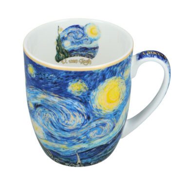 Camio mug - V. van Gogh, Starry Night (CARMANI). This elegant Camio mug features Vincent van Gogh's iconic 