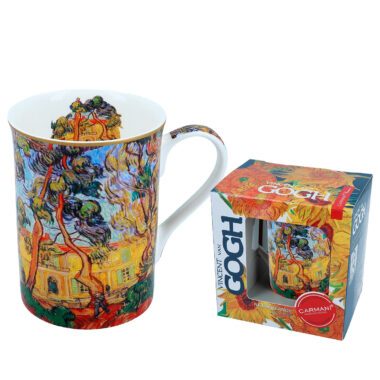 Mug Classic New - V. van Gogh, Garden (CARMANI). An elegant and charming mug featuring Vincent van Gogh's "Garden" painting. Perfect for enjoying coffee or tea with a friend, this 360ml mug combines artistic beauty with everyday use. Κούπα Classic New - Β. βαν Γκογκ, Κήπος (CARMANI). Μια κομψή και γοητευτική κούπα με το έργο "Κήπος" του Βίνσεντ βαν Γκογκ. Ιδανική για να απολαύσετε καφέ ή τσάι με έναν φίλο, αυτή η κούπα 360ml συνδυάζει την καλλιτεχνική ομορφιά με την καθημερινή χρήση. Classic mug, Vincent van Gogh, Garden, art mug, 360ml mug, Carmani mug, limited edition mug, luxury mug, van Gogh mug, Κήπος, πορσελάνη, κούπα τέχνης, κούπα με έργο τέχνης.