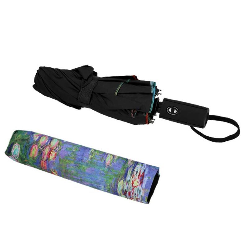 Automatic Foldable Umbrella – Claude Monet, Woman with an Umbrella (CARMANI) - Image 3