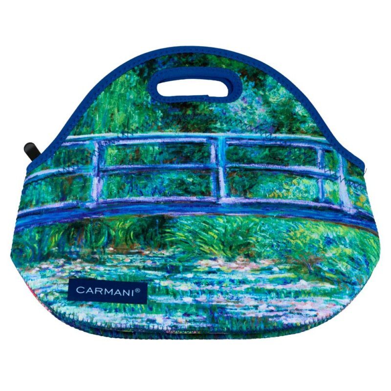 Τσάντα καλλυντικών με έργο "Νερόλιες" του Monet – καλλιτεχνική τσάντα για καλλυντικά και ταξιδιωτικά είδη.τσάντα καλλυντικών Monet, τσάντα Νερόλιες, Carmani ταξιδιωτική τσάντα, καλλιτεχνική τσάντα, τσάντα περιποίησης, ταξιδιωτική τσάντα με λουλούδια, αξεσουάρ καλλυντικών, γυναικείο δώρο τέχνης, τσάντα για ταξίδια, Monet cosmetic bag, Water Lilies bag, Carmani travel bag, art cosmetic organizer, floral travel bag, luxury cosmetic bag, water lily print accessories, stylish toiletry bag, gift for art lovers, art-inspired beauty bag