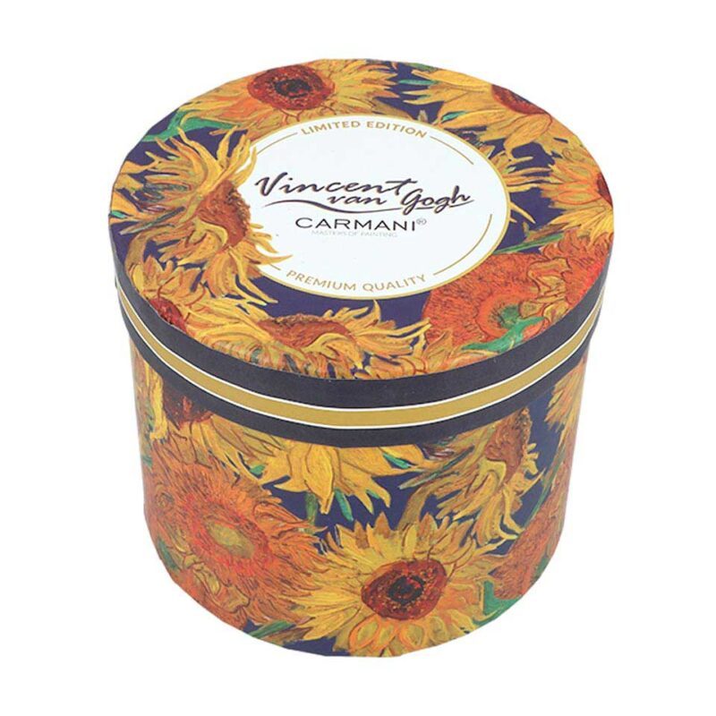 Cameo porcelain mug with Van Gogh’s "Sunflowers" – elegant 400ml mug by Carmani.Van Gogh Sunflowers mug, Sunflowers porcelain mug, Carmani Van Gogh collection, 400ml art mug, Van Gogh coffee mug, artistic tea cup, Sunflowers drinkware, gifts for art lovers, elegant porcelain mugs, Van Gogh kitchen accessories, κούπα Βαν Γκογκ, πορσελάνινη κούπα Ηλιοτρόπια, καλλιτεχνική κούπα 400ml, Carmani Ελλάδα, Van Gogh δώρα, ηλιοτρόπια κούπα καφέ, πορσελάνινα είδη τέχνης, Van Gogh πορσελάνη, αξεσουάρ κουζίνας με τέχνη,Κούπα Cameo με το έργο "Ηλιοτρόπια" του Βαν Γκογκ – πορσελάνινη κούπα 400ml από την Carmani.
