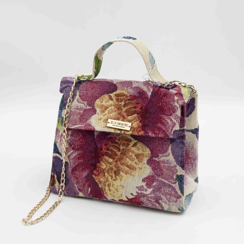 Handmade Pink Floral Bag