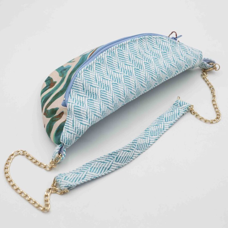 Handmade Blue Zebra Fanny Pack - Image 2