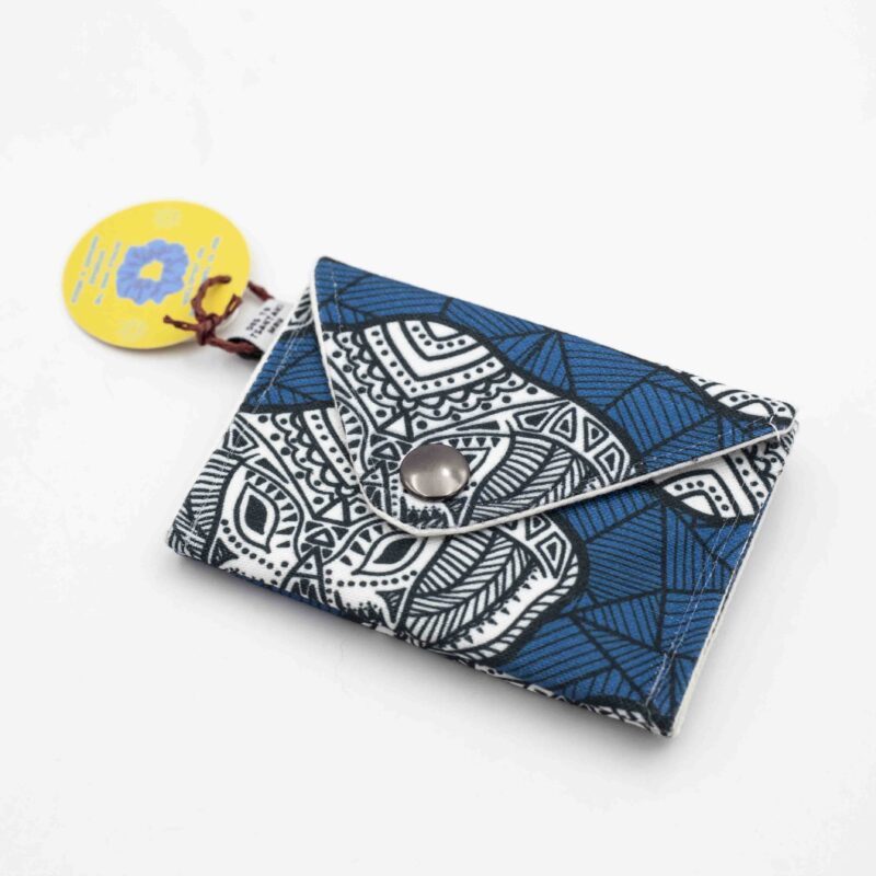 Handmade Elephant Two Pocket Wallet