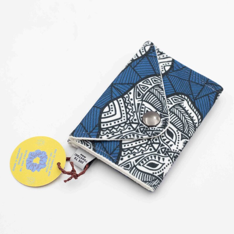 Handmade Elephant Two Pocket Wallet - Image 2