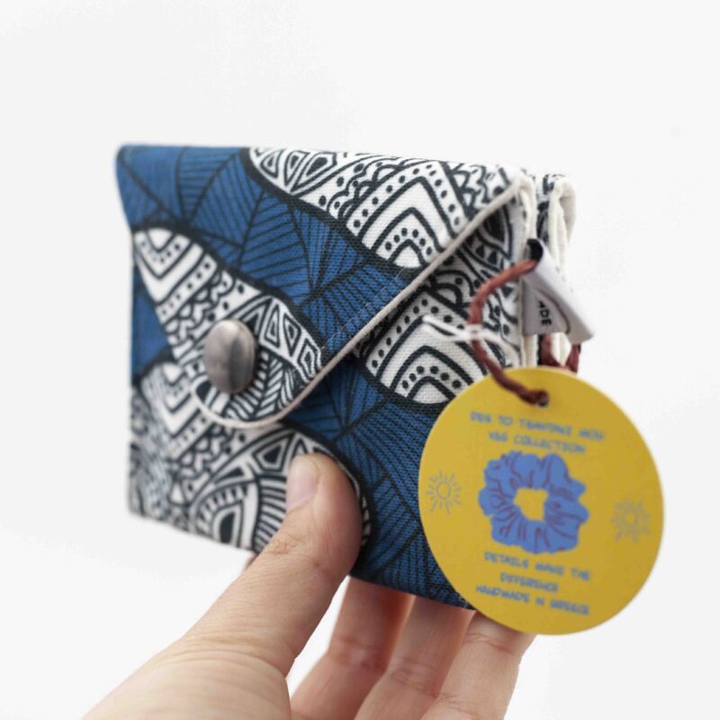 Handmade Elephant Two Pocket Wallet - Image 4