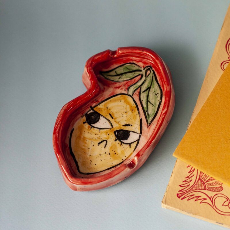 Angry Lemon Ashtray - Mugaki