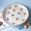 handmade plate plate good for every food. χειροποίητο κεραμικό πιάτο κατάλληλο για οποιοδήποτε φαγητό.