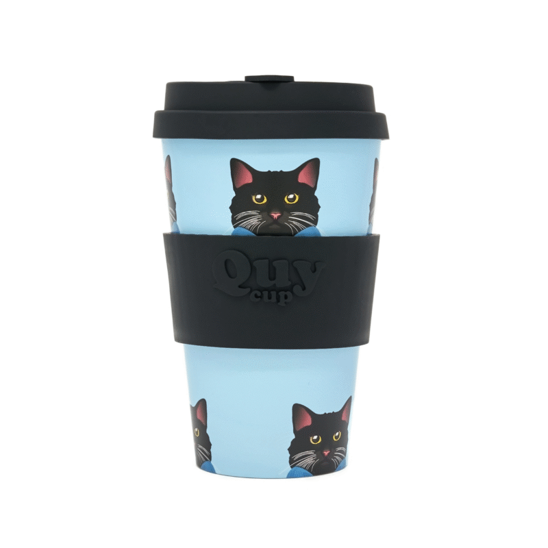 κούπα γάτα, σχέδιο Pippo, QUY CUP γάτες, πλαστική κούπα χωρίς BPA, επαναχρησιμοποιούμενη κούπα, οικολογική κούπα 400ml, κούπα με καπάκι σιλικόνης, δώρο για λάτρεις γάτων, QUY CUP σχέδιο ζώα, παιχνιδιάρικη κούπα ταξιδιού,cat travel mug, Pippo cat design, QUY CUP cat cup, BPA-free travel mug, reusable plastic cup, eco-friendly mug 400ml, silicone lid travel cup, cat lover gift, QUY CUP animal design, fun travel mug