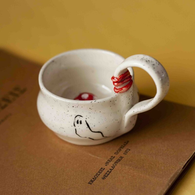 small espresso cup. In fall and Halloween Vibes. perfect for espresso. μικρό εσπρέσσο φλιτζανάκι σε Χαλογουιν και φθινοπωρινά vibes.