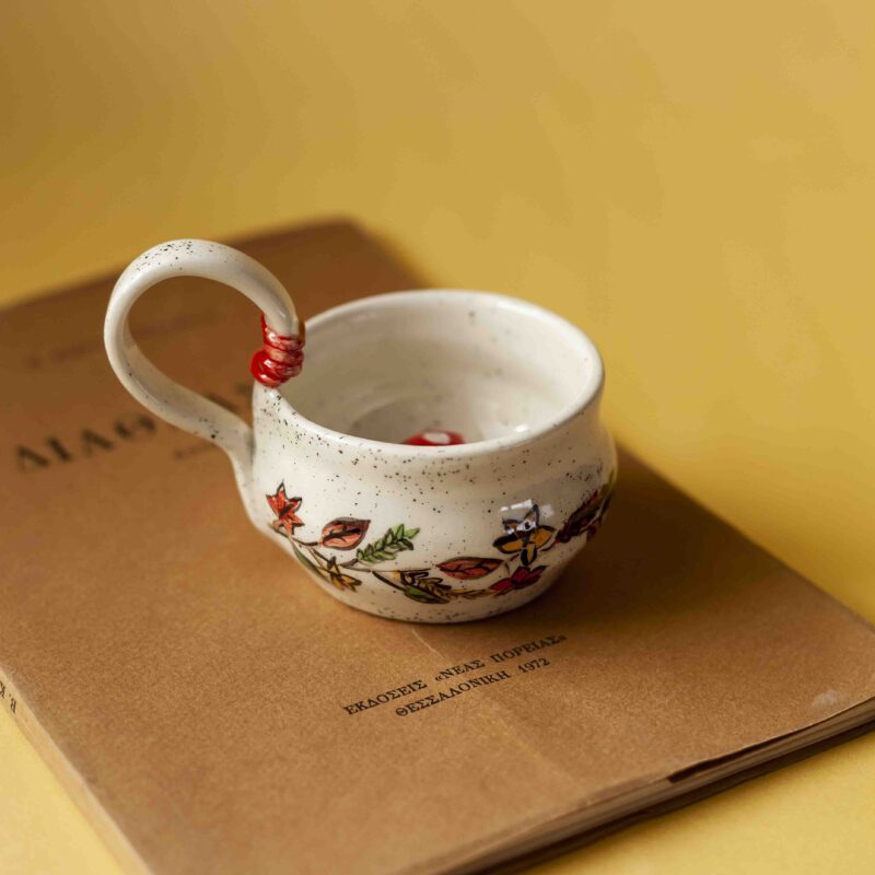 small espresso cup. In fall and Halloween Vibes. perfect for espresso. μικρό εσπρέσσο φλιτζανάκι σε Χαλογουιν και φθινοπωρινά vibes.