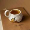 small espresso cup. In fall and Halloween Vibes. perfect for espresso. μικρό εσπρέσσο φλιτζανάκι σε Χαλογουιν και φθινοπωρινά vibes.