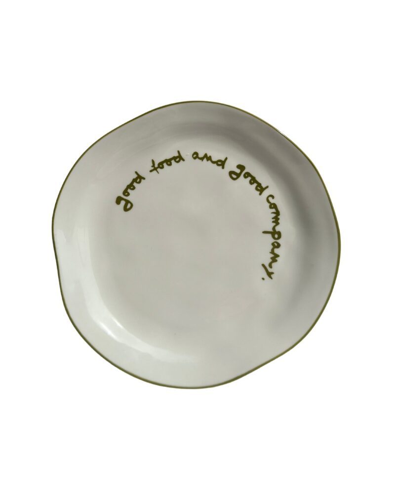 Good food and good company, Statement σετ 4 πιάτων πορσελάνης - Maegen