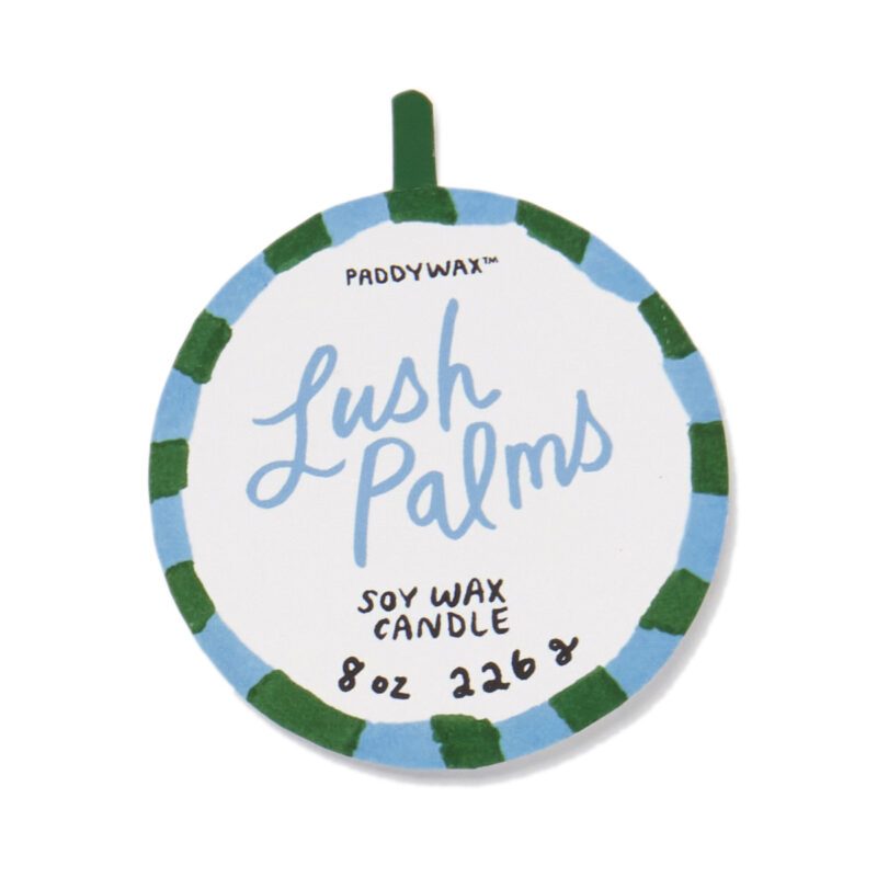 A dopo Κεραμικό κερί σόγιας, Lush Palms 226gr Palm Tree - Paddywax - Image 4