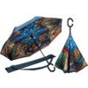 This reverse-opening umbrella by CARMANI is inspired by the iconic artworks of Vincent van Gogh. Its innovative design opens in the opposite direction, keeping the wet surface contained and preventing dripping when closed. The inner side is beautifully decorated with artistic Van Gogh patterns, creating a striking visual effect when in use. Equipped with a comfortable handle, it can be hung easily or carried on the wrist. Practical, stylish, and perfect for art lovers.