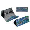 This foldable glasses case by CARMANI features Claude Monet’s iconic painting Water Lilies. Designed for convenience and protection, it folds compactly for easy storage while safeguarding your glasses from scratches and damage. Lightweight, durable, and beautifully decorated, it’s a stylish and practical accessory for art lovers.