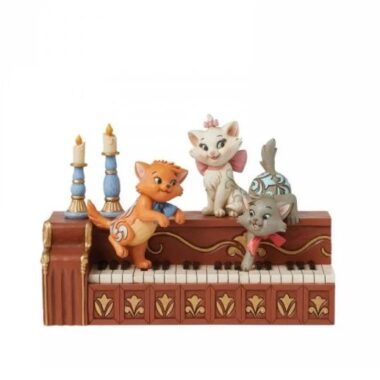 Aristocats φιγούρα, Jim Shore Disney Traditions, συλλεκτικό Disney, Marie γατάκι, Toulouse Berlioz, διακοσμητική φιγούρα Disney, δώρο Disney, συλλογή Jim Shore