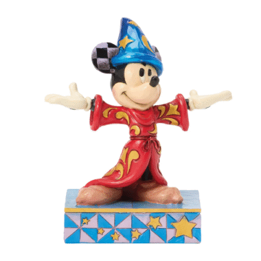 Magical Moment – Sorcerer Mickey Figurine | Jim Shore Disney Traditions (85th Anniversary Fantasia)