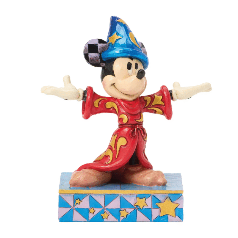 Magical Moment – Sorcerer Mickey Figurine | Jim Shore Disney Traditions (85th Anniversary Fantasia)
