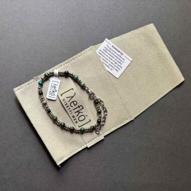 Ανδρικό βραχιόλι Leyko Stainless steel bracelet men Ημιπολύτιμες πέτρες Minimal ανδρικό βραχιόλι Gift for men bracelet Luxury men jewelry