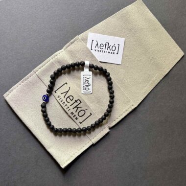 Ανδρικό βραχιόλι Leyko Stainless steel bracelet men Ημιπολύτιμες πέτρες Minimal ανδρικό βραχιόλι Gift for men bracelet Luxury men jewelry, βραχιολι αντρικο, αντρικο βραχιολι με ματακι και ημιπολυτιμες πετρες λαβα