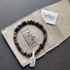 Ανδρικό βραχιόλι Leyko Stainless steel bracelet men Ημιπολύτιμες πέτρες Minimal ανδρικό βραχιόλι Gift for men bracelet Luxury men jewelry, γκρι πετρες, ημιπολύτιμες πετρες αγκυρα , δωρο για καπετανιους δωρο για ναυτικο, δωρο για εκεινον, αντρικό δώρο