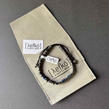 Ανδρικό βραχιόλι Leyko Stainless steel bracelet men Ημιπολύτιμες πέτρες Minimal ανδρικό βραχιόλι Gift for men bracelet Luxury men jewelry, lapis lazuli bracelet