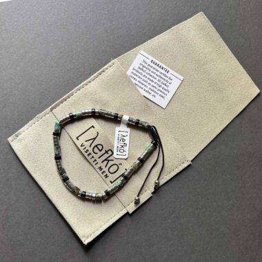 Ανδρικό βραχιόλι Leyko Stainless steel bracelet men Ημιπολύτιμες πέτρες Minimal ανδρικό βραχιόλι Gift for men bracelet Luxury men jewelry