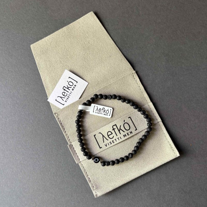 Ανδρικό βραχιόλι Leyko Stainless steel bracelet men Ημιπολύτιμες πέτρες Minimal ανδρικό βραχιόλι Gift for men bracelet Luxury men jewelry