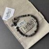 Ανδρικό βραχιόλι Leyko Stainless steel bracelet men Ημιπολύτιμες πέτρες Minimal ανδρικό βραχιόλι Gift for men bracelet Luxury men jewelry