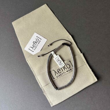 Ανδρικό βραχιόλι Leyko Stainless steel bracelet men Ημιπολύτιμες πέτρες Minimal ανδρικό βραχιόλι Gift for men bracelet Luxury men jewelry