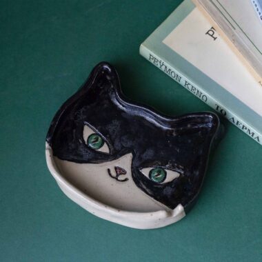 Tuxedo Cat Ashtray - Mugaki