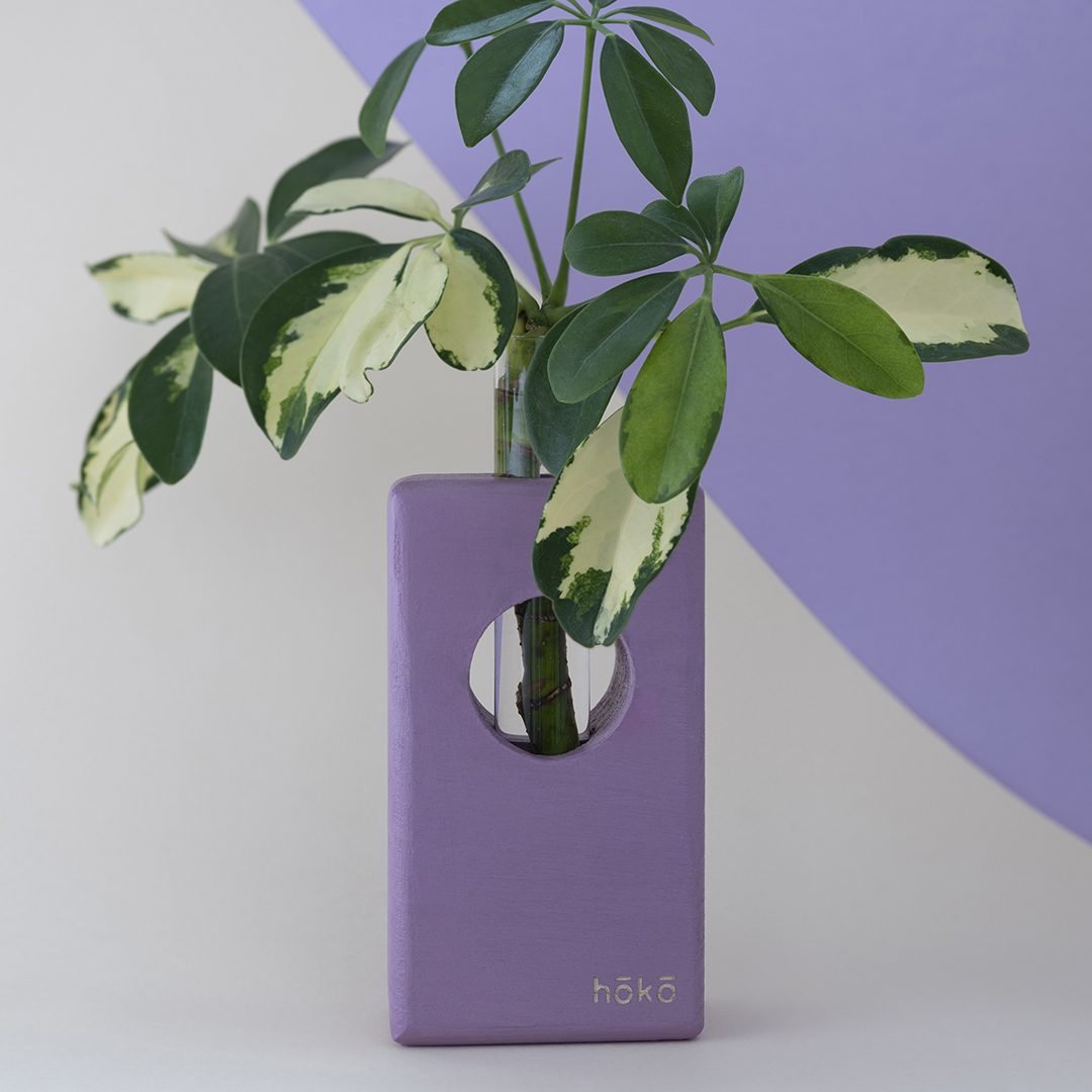 Tall Lilac Vase - Hoko