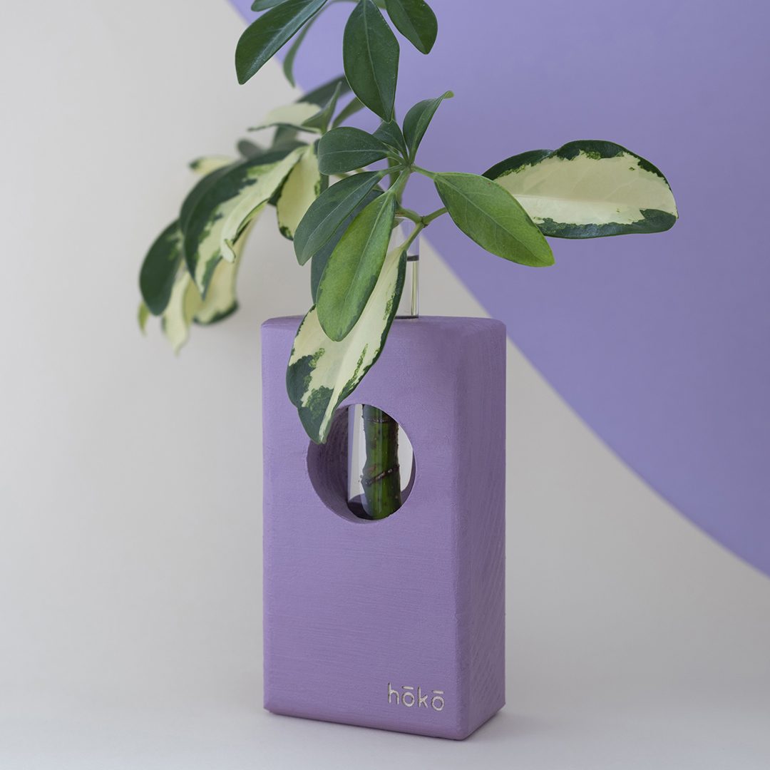 Tall Lilac Vase - Hoko - Image 2