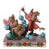 Discover the Jim Shore Disney Traditions “Beads for Cinderelly” Jaq & Gus Figurine, a must-have collectible for Cinderella fans and Disney enthusiasts. This beautifully hand-crafted and hand-painted sculpture showcases Jaq and Gus in a charming beaded scene inspired by the classic film. Featuring Jim Shore’s signature folk-art patterns, quilt-inspired details, and nostalgic craftsmanship, this piece makes the perfect addition to any Disney display or gift for collectors. Shop authentic Disney Traditions figurines for timeless artistry and storytelling.