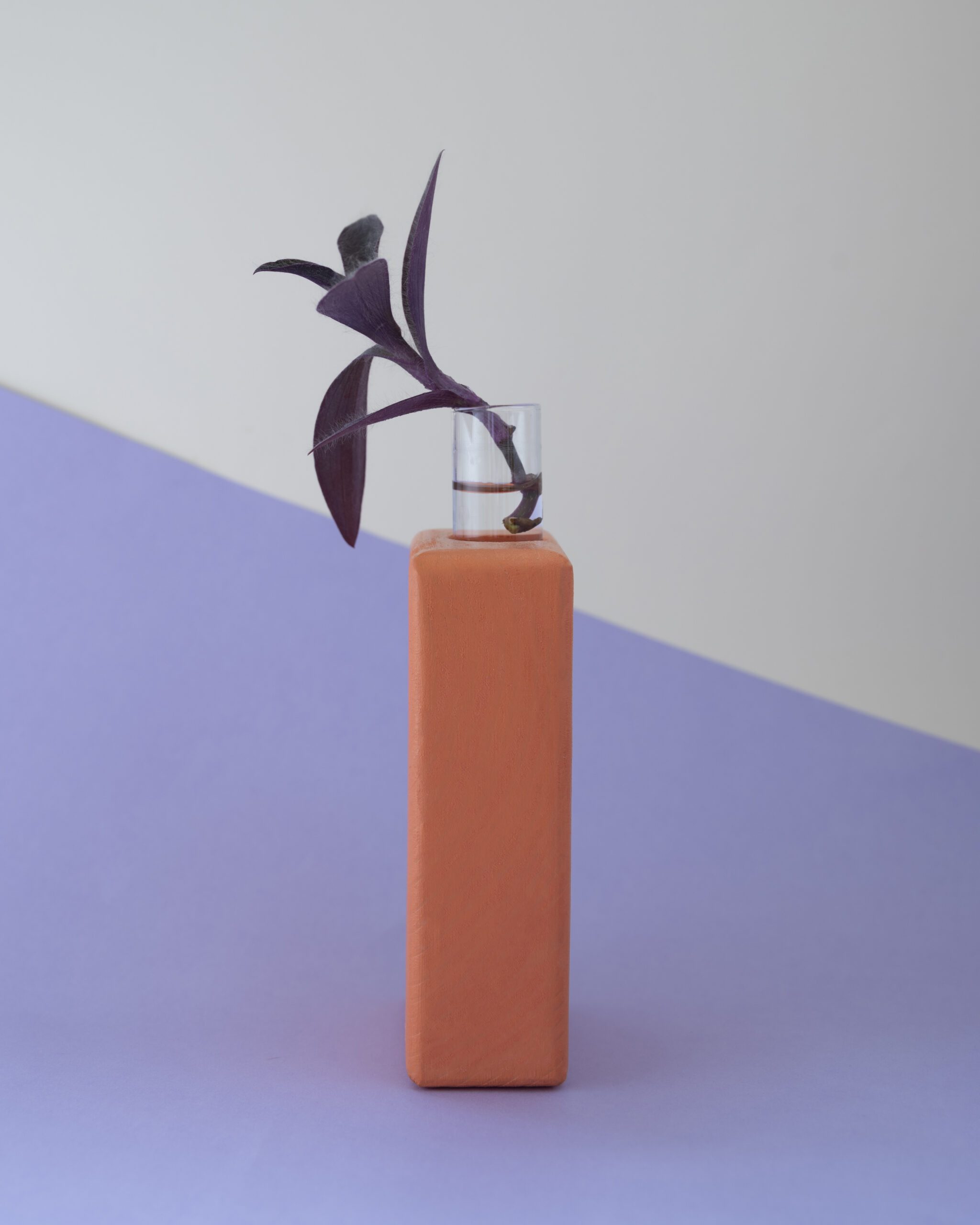 Tall Orange Vase - Hoko - Image 2