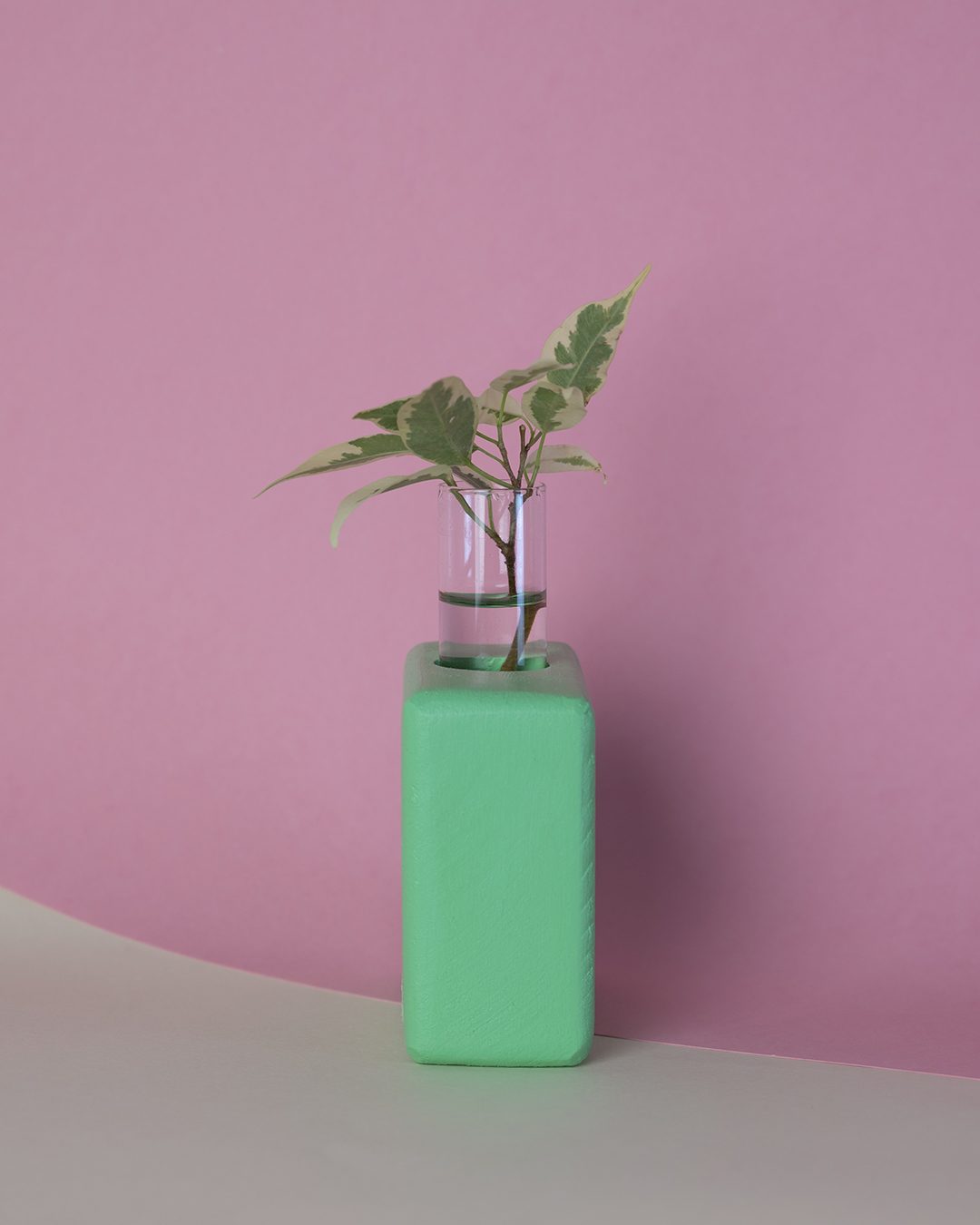 Light Green Square Vase - Hoko - Image 2