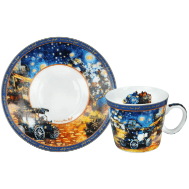 Το espresso δεν είναι απλώς καφές, είναι τελετουργία. Και κάθε τελετουργία αξίζει το κατάλληλο σκηνικό. Αυτό το κομψό φλιτζάνι espresso της CARMANI είναι κατασκευασμένο από ποιοτική πορσελάνη και εμπνευσμένο από τα εμβληματικά έργα του Vincent van Gogh. Μικρό, καλαίσθητο και εκλεπτυσμένο, δημιουργήθηκε για όσους δεν κάνουν συμβιβασμούς στην απόλαυση του καφέ τους.