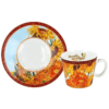 Porcelain espresso cup and saucer with Sunflowers design by Vincent van Gogh in gift packaging – CARMANI.