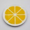 Ξύλινο πιατάκι λεμόνι μεσαίο, χειροποίητο διακοσμητικό πιάτο από ξύλο, καλοκαιρινό σχέδιο λεμονιού για διακόσμηση τραπεζιού ή κουζίνας Medium wooden lemon plate, handcrafted wooden decorative dish with lemon design, summer table and kitchen decor accessory
